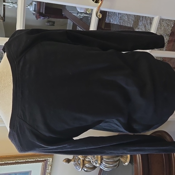 Marvel REVERSIBLE Black Sweatshirt Colorful Characters To White Faces Medium EUC - Picture 3 of 7